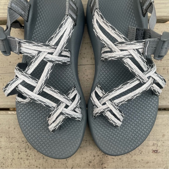 Chaco ZX2 gray Classic sandals size 8 - Picture 5 of 16